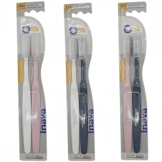 INAVA - Brosses à Dents Chirurgicale extra-souple 15/100 - Lot de 2