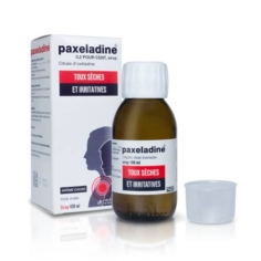 PAXELADINE 0.2% - Sirop Toux Sèches et Irritatives Arôme Cacao - 100ml 