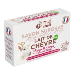 MKL - Savon Surgras Lait de Chèvre Bio Douceur de Lait - 100g