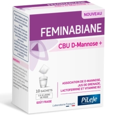FEMINABIANE CBU D-Mannose+ - 10 sachets - Pileje