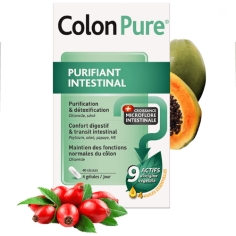 COLONPURE Transit intestinal détox (40 gélules) sans dioxyde de titane