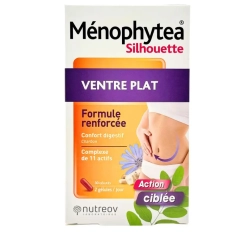Boîte Nutreov Menophytea Ventre Plat - complément alimentaire minceur - affinement de la silhouette
