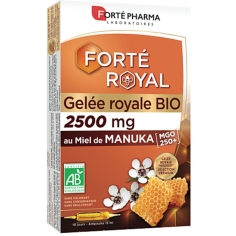 FORTE ROYAL - Geléé Royale 2500 mg + Miel Manuka - 10 ampoules