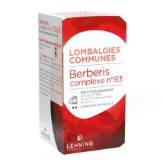BERBERIS COMPLEXE 83 Lombalgies Communes (Gouttes 30ml) Lehning