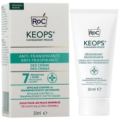 ROC KEOPS - Crème Déodorante Anti-Transpirante contre la transpiration excessive et les odeurs - 30 ml