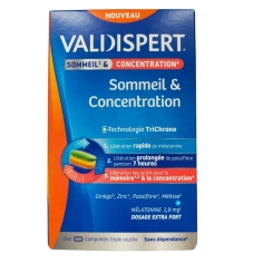 Valdispert Sommeil & Concentration 1,9 mg - 24 comprimés