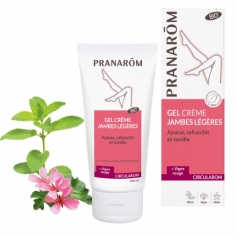 Gel crème jambes légères circulation jambes lourdes menthe immortelle vigne rouge bio massage