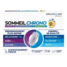 GRANIONS -  Sommeil Chrono 9 minutes  - 30 Comprimés