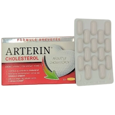 ARTERIN - Réduit le Cholestérol - Ce complément alimentaire constitue une solution efficace et bien tolérée pour réduire et maintenir un taux de cholestérol optimal - 30 comprimés