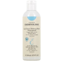 EMBRYOLISSE - Lait Doux Démaquillant Waterproof - Nettoie, démaquille, hydrate, apaise - 200 ml