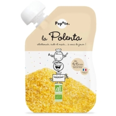 Popote la polenta bio bébé dès 6 mois purée de maïs douce pour diversification alimentaire