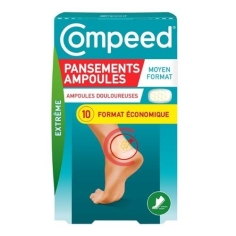 Compeed Pansements Ampoules Extrême Format Moyen x10