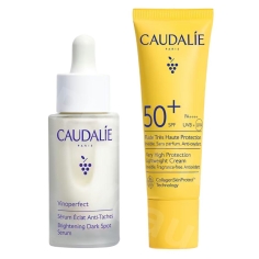 Caudalie Duo Anti Taches de l Ete Vinoperfect serum eclat anti taches fluide solaire SPF50