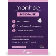 MANHAE - Ménopause 2 mois - 60 capsules
