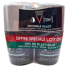 VICHY -  Dermo-détranspirant Invisible Resist Homme roll-on 72h