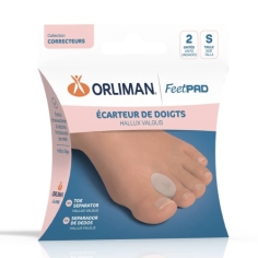 ORLIMAN FEETPAD - Ecarteur de doigts Hallux Valgus - 3 Tailles