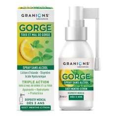 GRANIONS -  Gorge Spray Toux et Mal de Gorge - 20 ml