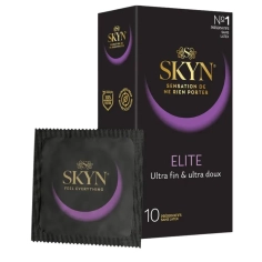 Boîte de préservatifs SKYN Elite ultra-fins sans latex pour des sensations naturelles