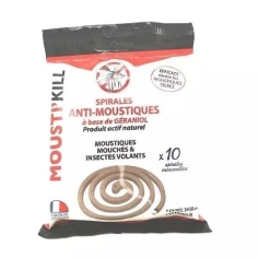 MOUSTI'KILL Spirales Anti-Moustiques x10