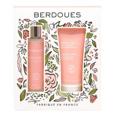 BERBOUES - Coffret Noël Eau de Toilette & Gel Douche Réconfortant - Freesia & Coton