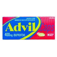 ADVIL CAPS  - Ibuprofène Capsule 400 mg - 14 Capsules Molles