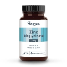 Vitavea - Zinc Bisglycinate 15mg - 60 gélules