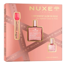 NUXE – Coffret L’Infiniment Glow en Rose : éclat & soins sensoriels