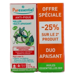 PURESSENTIEL - Anti-pique Multi-apaisant BIO - Lot 2 Roller 5ml