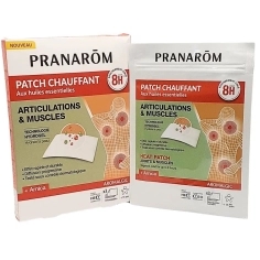 PRANAROM - Aromalgic Patch Chauffant aux huiles essentieles pour Articulations et Muscles - X3