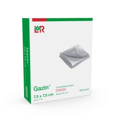 GAZIN - Compresses de Gaze Tissées Stériles 7,5 x 7,5cm