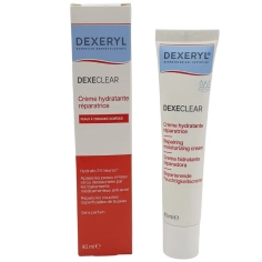 DEXERYL - Dexeclear Crème Hydratante Réparatrice - 40 ml. Crème hydratante pour accompagner les traitements anti-acné.