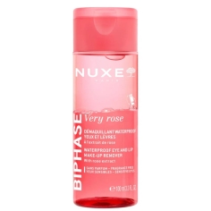 NUXE Very Rose - Démaquillant Waterproof Yeux et Lèvres Biphase - 100ml