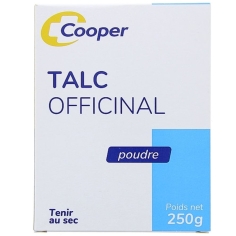 COOPER - Talc Officinal Poudre - 250 ou 120 gr
