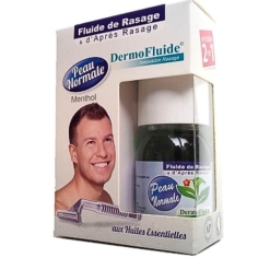 DERMOFLUIDE - Fluide de Rasage & Après Rasage au Menthol - Peau normale 2x30ml
