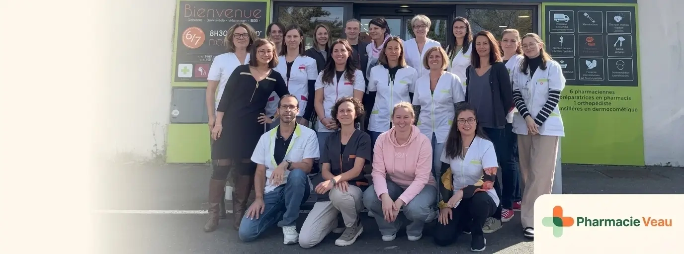 Equipe de pharmaciens de la pharmacie VEAU de Tournus (71)