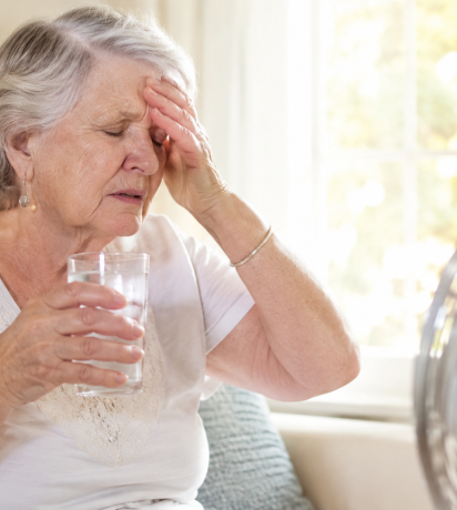 Senior et canicule : les coups de chaleur